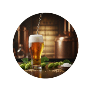 Pouring Infusiion Beer in glass