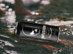 Infusiion best beer with golden color and smooth foam texture