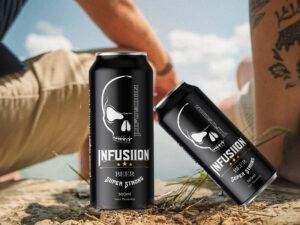 Infusiion best beer served chilled with rich foam and premium taste